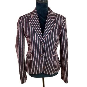 ALTUZARRA STRIPES TAILORED BLAZER JACKET 42 Made in Italy